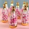 12 Pieces Metallic Champagne Bottle Container DIY Favor, One Size, Clear, Gold